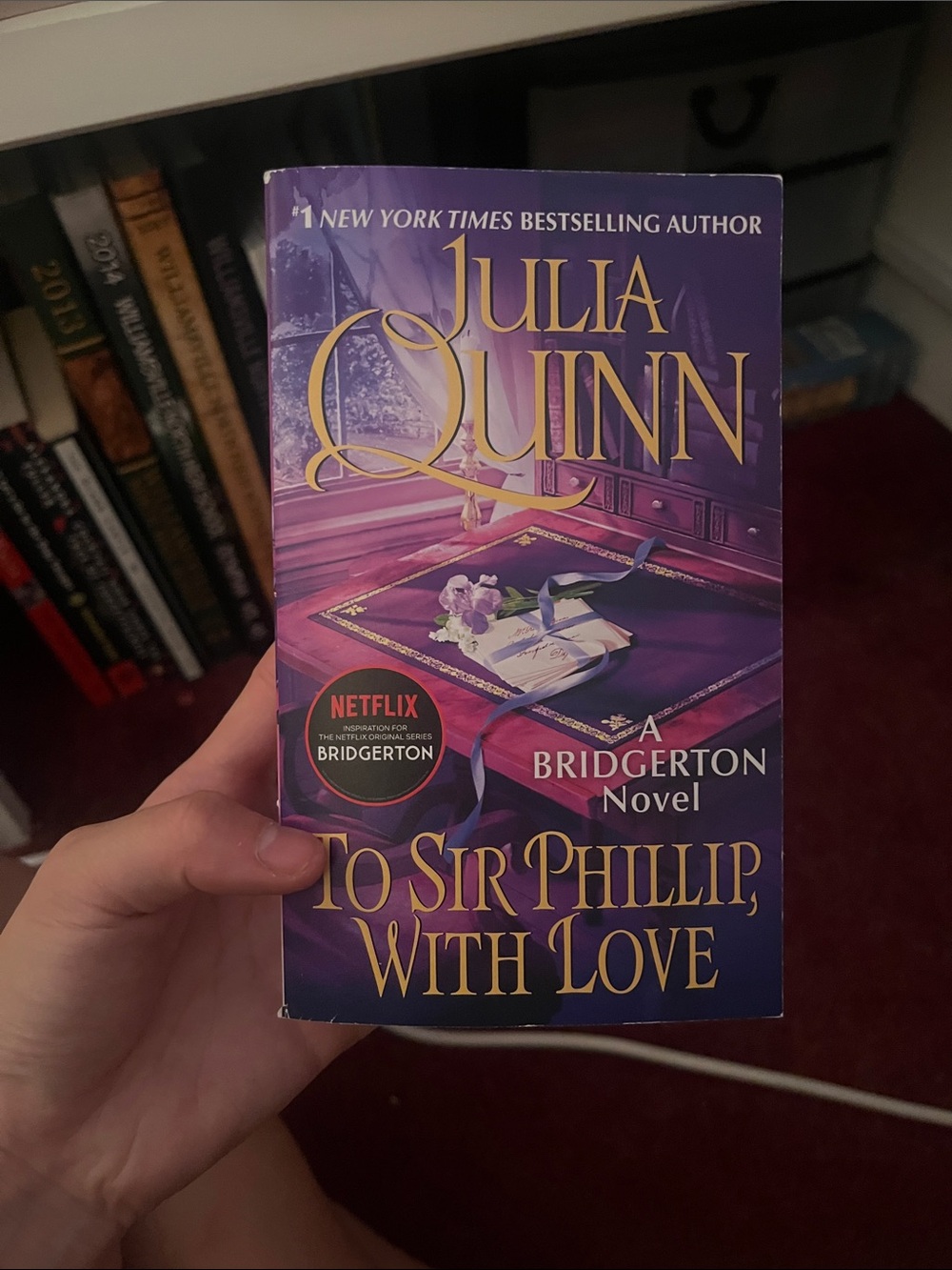 Julia Quinn "To Sir Phillip, With Love" Paperback - Purple Cover